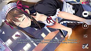 What's unfolding in Alice Kagamihara's spicy route scene 5?