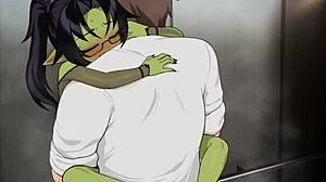 Goblin daughter voices her creampie cravings