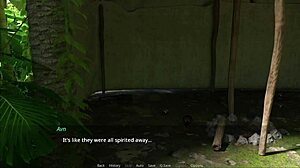 the lust city 04 - beautiful red head strips in jungle and gives me hot blowjob and massive pussy creampie