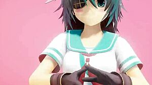 Kantai Collection Kiso's Hentai Cowgirl Undress Dance