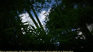 欲望之城04 - 美丽的红发美女在丛林中脱衣并给我热烈的口交和巨大的逼内射