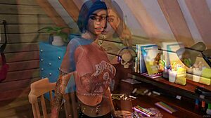 busty girlfriend sleepover