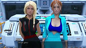 太空迷失149 - 选择大奶红发继妹还是大奶金发处女！