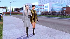 性感芭蕾舞女郎与教练粗暴性爱后发现怀孕 在sims本子sfm中