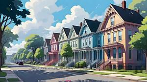 In my new girlfriend 02 I plan a sexy date with big titty violet in taboo hentai game.