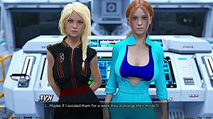 太空迷失149 - 选择大奶红发继妹还是大奶金发处女！