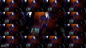 Intriguing 3D club dance