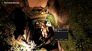 劳拉·克罗夫特 用粗玻璃瓶激烈扩张紧致阴道 在3D色情游戏中