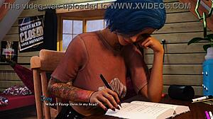 busty girlfriend sleepover