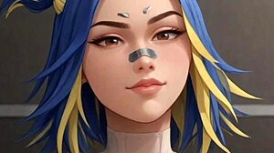 霓虹测试你的抵抗力：Valorant JOI 边缘控制，多重射精点和结局，在女主系列