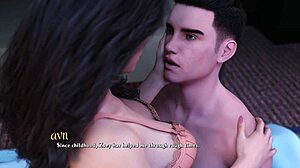 busty girlfriend sleepover