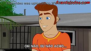 Porn gay em desenho o professor putao