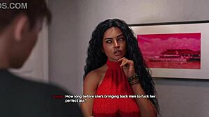 Sexy Stepmom with Fake Tits Wants Stepson and Friends' Cocks in Bimbo Dream 17