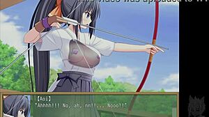 纪律官 青柳葵 面对弓箭振动器挑战 大奶子恋物玩具在办公室