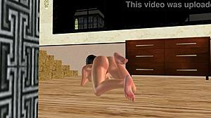Animated 3D Cartoon Porn - Beautiful Girl Giving Sexy Poses 2