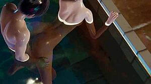 Nakai Yukino穿比基尼泳池派对操