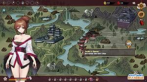 in episode 15, the demon of ignorance rims and milks the general's cock in half-demon shinobi