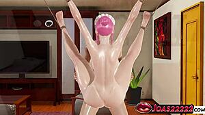 Sexy Reception Girl In Pink With Big Tits Gets Missionary Floor Sex, Doggy Style, And Tied Hard Creampie