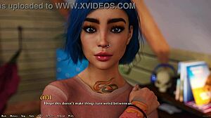 Being A Dik 205: Talking To Busty Pierced Blue Hair Grunge Girl About Feelings 😍