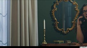 Leana Lovings在厕所里被怪物破坏小穴色情动漫！