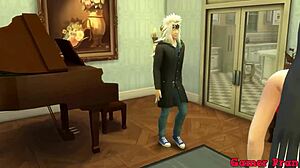 Hinata Hyuga Learns Piano Lessons From Jiraiya