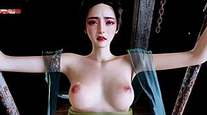 女神不真实曲线真实诱惑 - 3D动画本子诱人场景