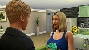 Sims4 - Home Alone with Carlos - Part 1, Teasing Questions Arise, Anime, Game, Hentai, Fun