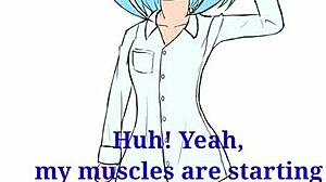 Fubukis Muscle Growth With Flexible Babe In Sexy Shorts And Pretty Outfit