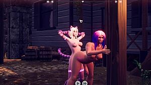 Breeders Of The Nephelym 7: Amber-Mae Gets Milked By The Machine.