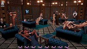 苍白康乃馨 第24部分：激烈女同性交和喷水