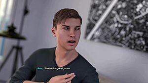 Sexy Stepmom with Fake Tits Wants Stepson and Friends' Cocks in Bimbo Dream 17