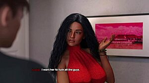 Sexy Stepmom with Fake Tits Wants Stepson and Friends' Cocks in Bimbo Dream 17