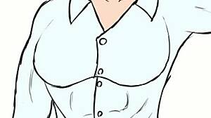 Fubukis Muscle Growth With Flexible Babe In Sexy Shorts And Pretty Outfit