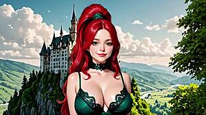 Fantasy Sorceress Summons Dungeon Master For Intimate Ritual Ai Animation