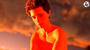 成熟女人与年轻18+18+男人分享深情激情在3D动画中