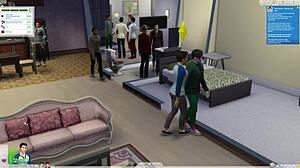 sims 4 gay house party with friends