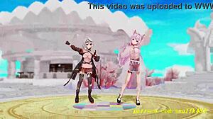 Koyori Chloe'nin Seksi 3D Dansı