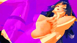 Can Keqing's tight pussy handle being ripped open by a huge cock?