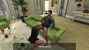 Sims4 - Home Alone with Carlos - Part 1, Teasing Questions Arise, Anime, Game, Hentai, Fun