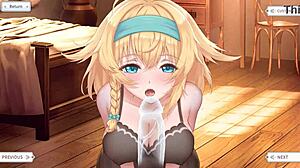 可爱甜妹被大鸡巴操肛交双插动漫游戏动画