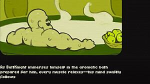 Buttknight Hentai Oyunu Bölüm 1 Hizmetçi Dölleme Onu Boşalttı