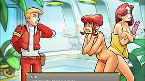 Let's play - space rescue code pink mindy & sandy in the shower 😏