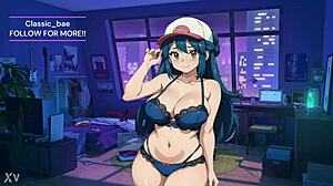 Hololive mastürbasyon challenge'ında orgazm sırasında yüksek sesle inliyorum ASMR