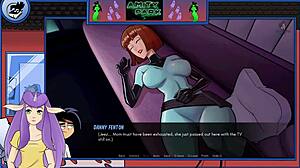 Danny Phantom endures intense milfy tit job in Amity Park Redux Part 46