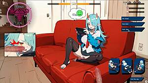 Wow, Creampie My Demon Girl Roommate in Onimusume Yankee Hentai Game Ep 1!