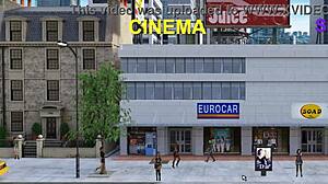 Guy discovers her penis but continues the kinky hentai game.