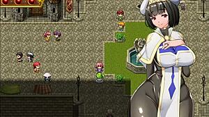 Nympomainia priestess swallows cum at party