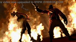 Source Filmmaker Animation Featuring Pyro from Team Fortress 2