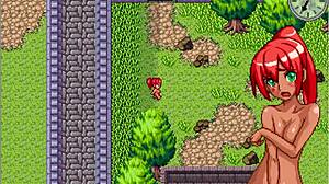 nanako's alley gangbang in vh game: teen group action