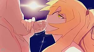 Fischl Sucking Big Cocks In This Hentai Animation 😈